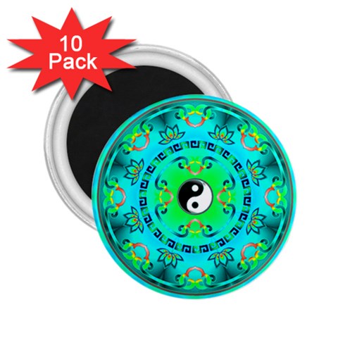 YinYang 2.25  Magnet (10 pack) from ArtsNow.com Front