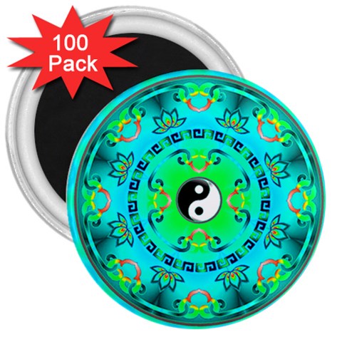 YinYang 3  Magnet (100 pack) from ArtsNow.com Front