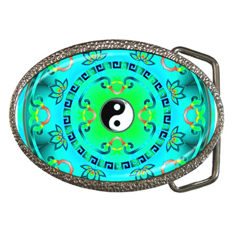 YinYang Belt Buckle from ArtsNow.com Front