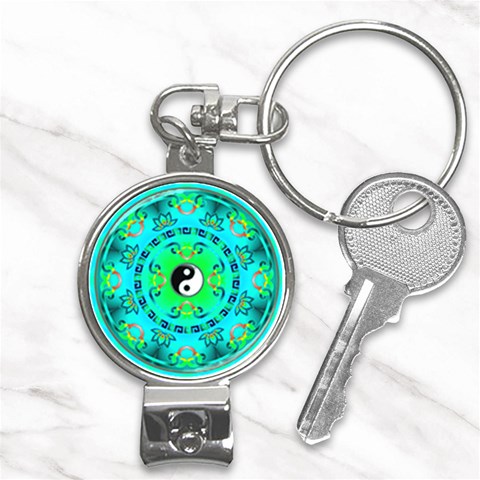 YinYang Nail Clippers Key Chain from ArtsNow.com Front