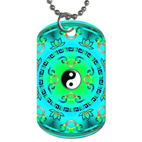 YinYang Dog Tag (One Side) from ArtsNow.com Front