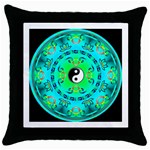 YinYang Throw Pillow Case (Black)