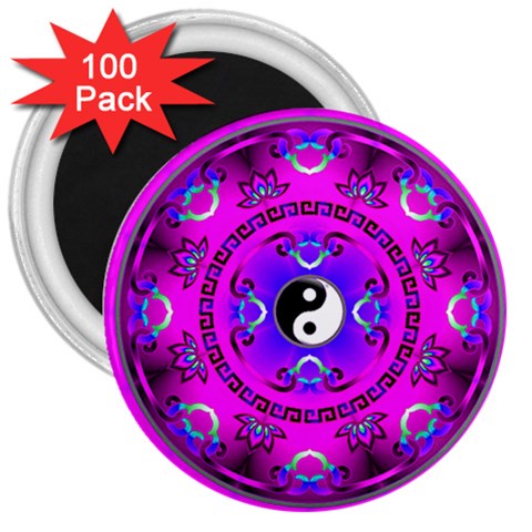 YinYang 3  Magnet (100 pack) from ArtsNow.com Front