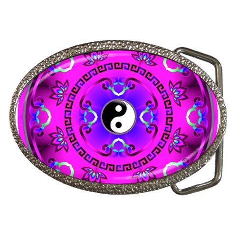 YinYang Belt Buckle from ArtsNow.com Front