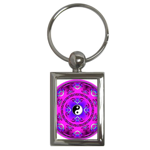 YinYang Key Chain (Rectangle) from ArtsNow.com Front