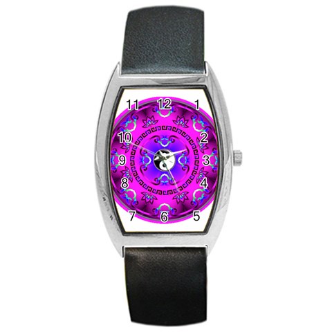 YinYang Barrel Style Metal Watch from ArtsNow.com Front