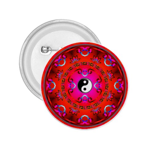 YinYang 2.25  Button from ArtsNow.com Front