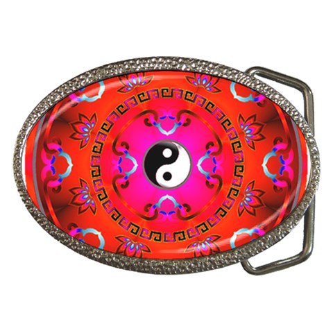 YinYang Belt Buckle from ArtsNow.com Front