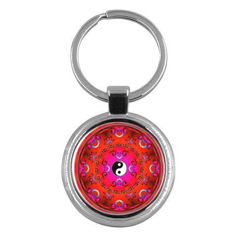 YinYang Key Chain (Round) from ArtsNow.com Front