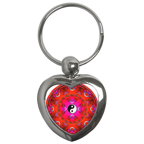 YinYang Key Chain (Heart) from ArtsNow.com Front