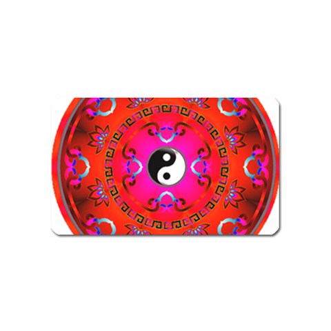 YinYang Magnet (Name Card) from ArtsNow.com Front