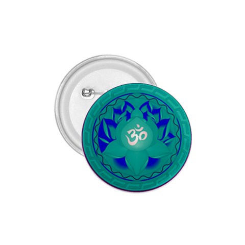 OM Lotus 1.75  Button from ArtsNow.com Front