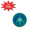 OM Lotus 1  Mini Button (10 pack) 