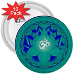 OM Lotus 3  Button (10 pack)