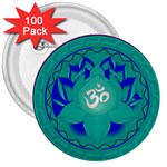 OM Lotus 3  Button (100 pack)