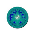 OM Lotus Rubber Round Coaster (4 pack)