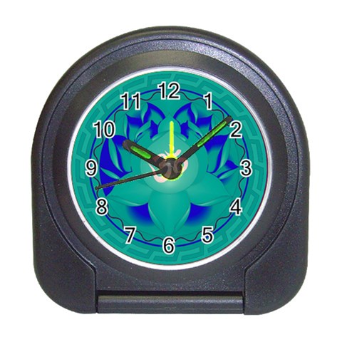 OM Lotus Travel Alarm Clock from ArtsNow.com Front