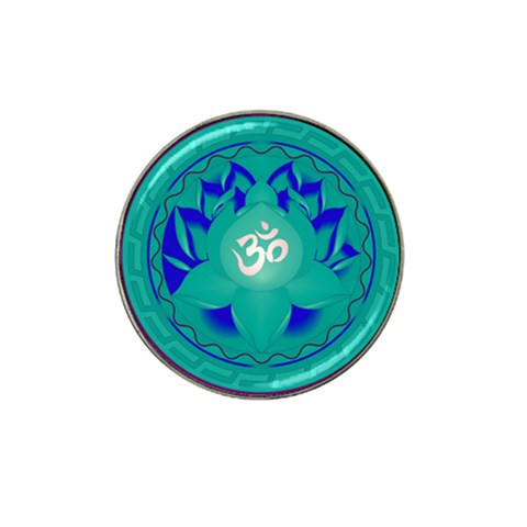 OM Lotus Hat Clip Ball Marker (10 pack) from ArtsNow.com Front