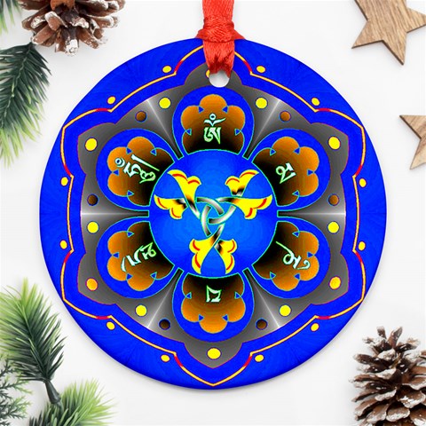 OMPH Ornament (Round) from ArtsNow.com Front