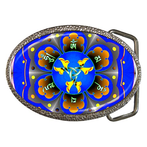 OMPH Belt Buckle from ArtsNow.com Front