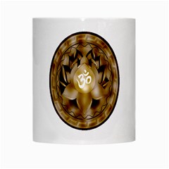 OM Lotus White Mug from ArtsNow.com Center