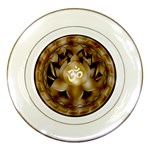 OM Lotus Porcelain Plate