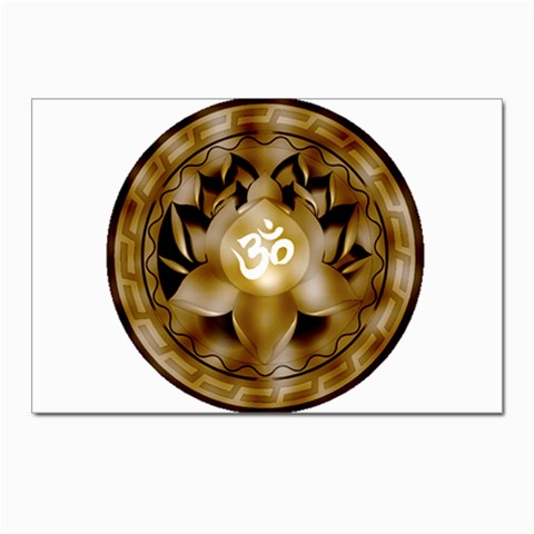 OM Lotus Postcard 4 x 6  (Pkg of 10) from ArtsNow.com Front