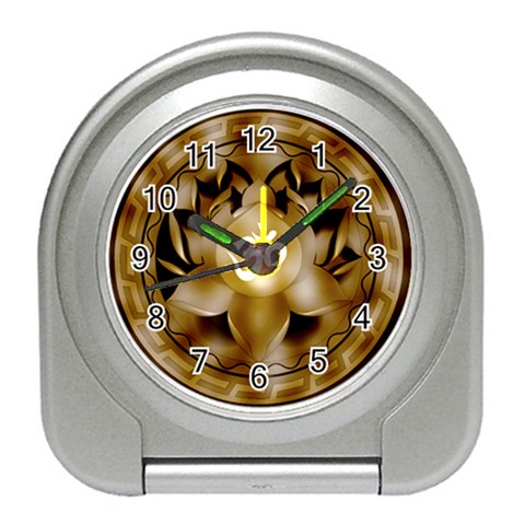 OM Lotus Travel Alarm Clock from ArtsNow.com Front