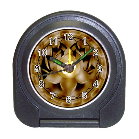 OM Lotus Travel Alarm Clock from ArtsNow.com Front