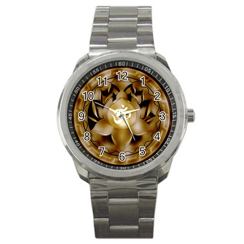 OM Lotus Sport Metal Watch from ArtsNow.com Front