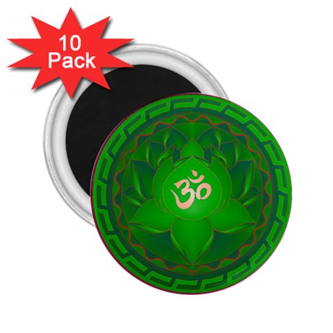 OM Lotus 2.25  Magnet (10 pack) from ArtsNow.com Front