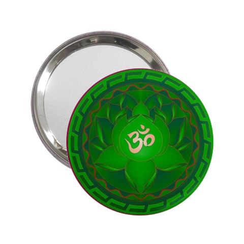 OM Lotus 2.25  Handbag Mirror from ArtsNow.com Front