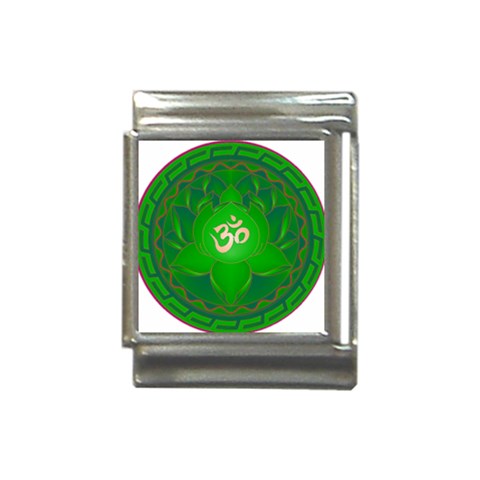 OM Lotus Italian Charm (13mm) from ArtsNow.com Front