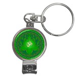 OM Lotus Nail Clippers Key Chain