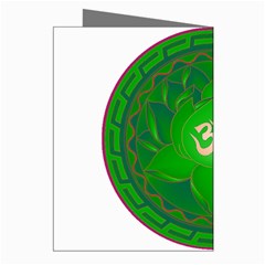 OM Lotus Greeting Cards (Pkg of 8) from ArtsNow.com Right