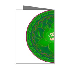 OM Lotus Mini Greeting Card from ArtsNow.com Right