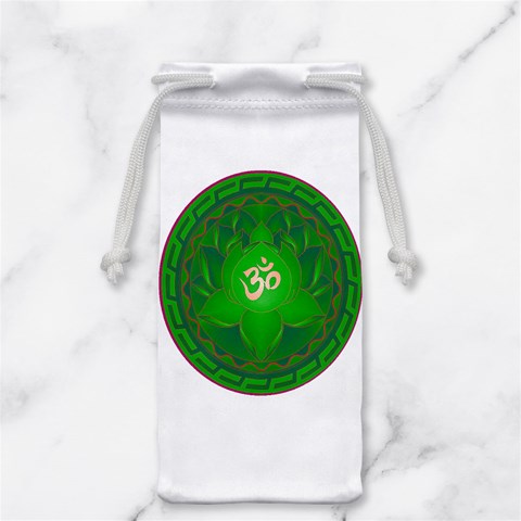 OM Lotus Jewelry Bag from ArtsNow.com Front