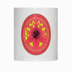 OM Lotus White Mug from ArtsNow.com Center