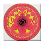 OM Lotus Tile Coaster