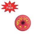 OM Lotus 1  Mini Magnet (10 pack) 