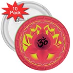 OM Lotus 3  Button (10 pack)