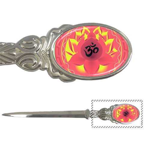 OM Lotus Letter Opener from ArtsNow.com Front