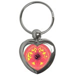 OM Lotus Key Chain (Heart)