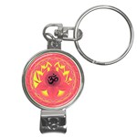 OM Lotus Nail Clippers Key Chain