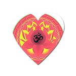 OM Lotus Magnet (Heart)