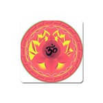 OM Lotus Magnet (Square)