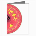 OM Lotus Greeting Card