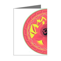 OM Lotus Mini Greeting Cards (Pkg of 8) from ArtsNow.com Right