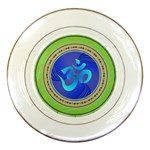 OM mandala Porcelain Plate