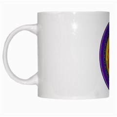 OM mandala White Mug from ArtsNow.com Left